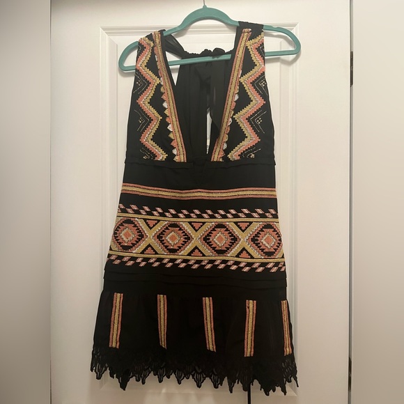 Kendyl V-Neck Mini Dress - Picture 3 of 7